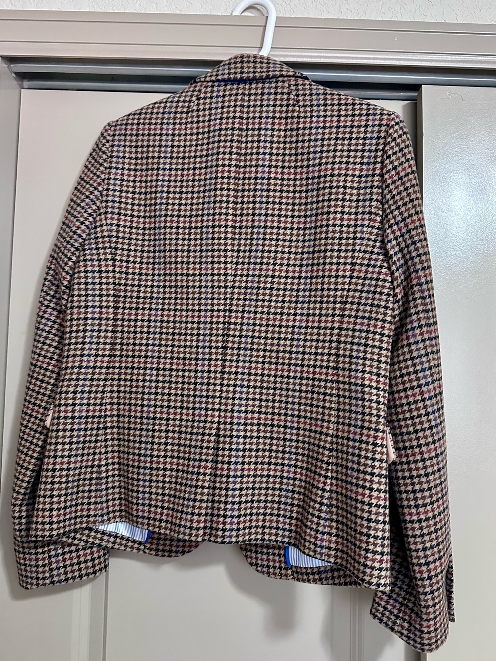 J. Crew Houndstooth Blazer in Brown, Black, Cream - Picture 2 of 6